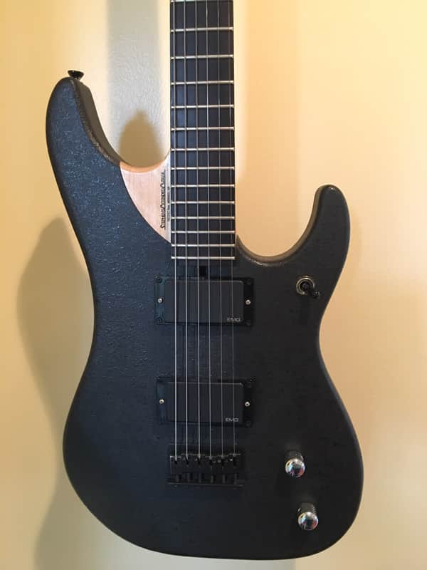 Washburn NX6 2002 Black textured EMG loaded from USA Custom Shop image 1