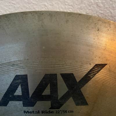 Sabian 22" AAX Metal Ride Cymbal 2002 - 2018 - Natural image 7
