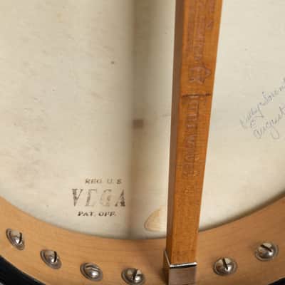 Vega Little Wonder Tenor Banjo (1922), ser. #54512, original black hard shell case. image 14