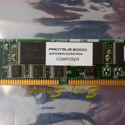 Tested Working E-MU Systems Emu COMPOSER 8-Bank Expansion Board Sound ROM Card for Proteus 2000-class synths such as P2K P1K XL1 MoPhatt Orbit3 XL7 MP7 PX7 PK6 XK6 MK6 Halo Vintage Pro etc.