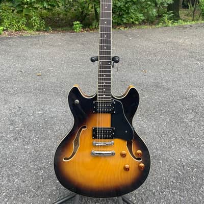 Washburn HB30 Semi-Hollow, Tobacco Sunburst | Reverb