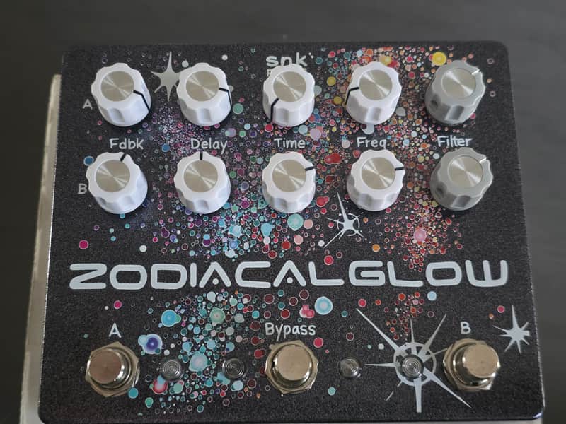 SNK Pedals Zodiacal Glow - Black Sparkle image 1