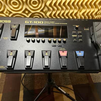 Boss GT-100 Version 2.0 Guitar Effects Processor 2014 - Present - Black image 1
