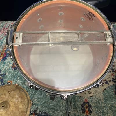 Rogers -1960s Dyna-Sonic 10x14" Marching Snare Drum, White Marine Pearl image 17