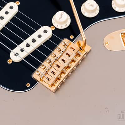 2025 Fender Custom Shop Masterbuilt Yuriy Shishkov ‘60s Stratocaster Shoreline Gold w/ Case, CoA image 8