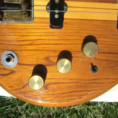Vantage VP820B Bass Guitar, 1982, Japan, Matsumoku  Factory, Gig Bag image 6
