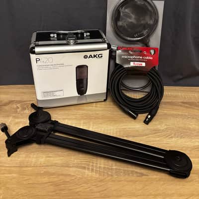 配信機器・PA機器・レコーディング機器 AKG D140E Vintage Made in Austria 1987 AKG D140 E Vintage Dynamic Mic w/AKG SA 18/1 Holder & Vintage