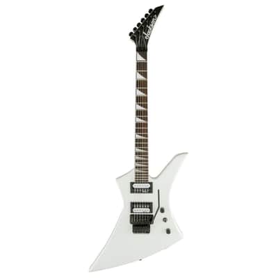 Jackson JS Series Kelly JS32 6-String Right-Handed Electric Guitar with Maple Neck, Offset Poplar Body, and Floyd Rose Tremolo System (Snow White) image 1