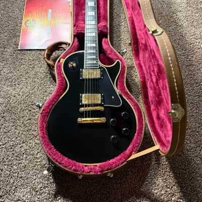 Gibson 2001 Custom Shop Historic Collection 2-Pickup '57 Les Paul Custom Black Beauty Reissue - Ebony image 8