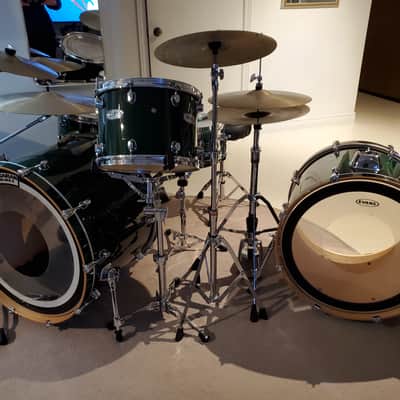 VTG MAPEX 16"x16" Emerald Green Floor Tom Drum - Maple Pro M - Gorgeous Clean image 12