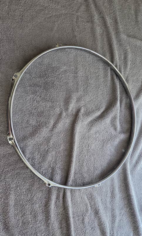 Yamaha 1.5 triple flanged hoops chrome 16 inch top and bottom 2025 - chrome image 1