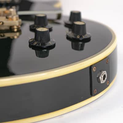 1978 Greco EG1000B Les Paul Custom style Guitar w/ Maxon Pups, Split Diamond Inlay, Gigbag image 10