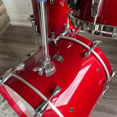 Yamaha Absolute Hybrid Maple Bop Kit - Red Autumn - 18x14, 12x8, 14x13 image 4