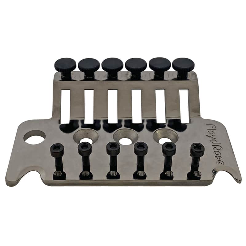 Genuine Floyd Rose Original Tremolo Base Plate - Black Nickel image 1