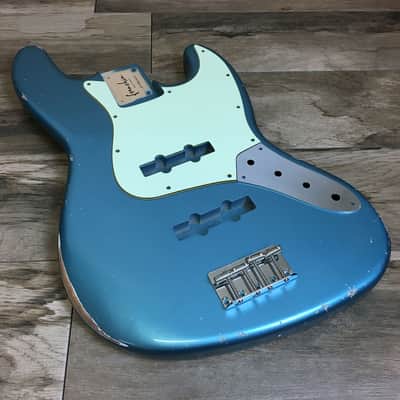 Made to Order - FRANCHIN Uranius bass body Relic Aged 100% Nitro Lacquer (Sunburst/ Black/ White/ Blue/ Green/ Yellow/ Red/ Pink/ Burgundy/ Purple/ Gold/ Silver, etc.) Basswood Poplar Jazz-Bass Style Made in Italy image 13