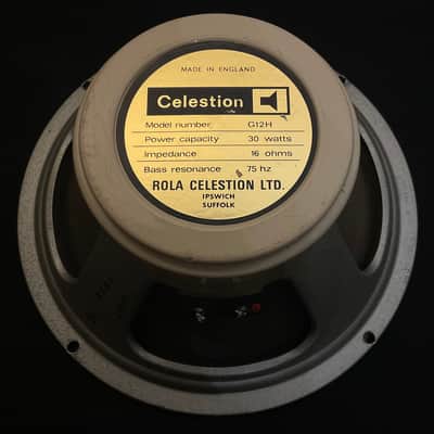 1974 Celestion T1217 G12H Creamback 16 ohm Pulsonic 12" Speakers image 11