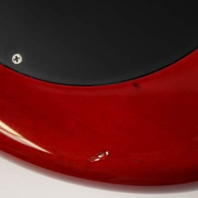 Vintage 1991 Alembic Omega Series Spoiler 5-String Bass, Red, Fat Boy Pickups, Please Message for Shipping Quote image 14