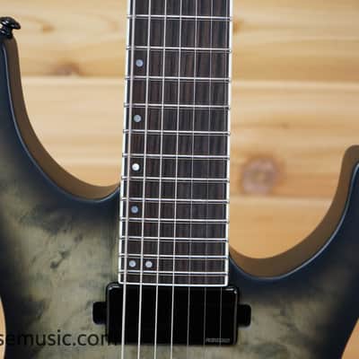 ESP LTD M-1007 Baritone - Charcoal Burst Satin image 3