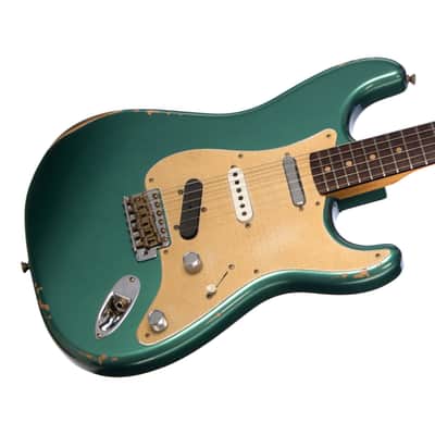Fender Custom Shop MVP Nashville Stratocaster Relic - Sherwood Green Metallic - Dealer Select Master Vintage Player Series Electric Guitar image 3