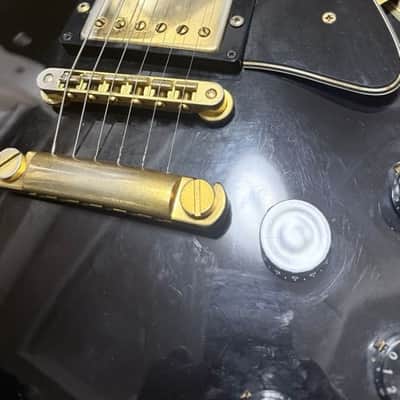 Orville by Gibson Les Paul Custom Ebony with Rosewood Fretboard 1990 - HB-R & HB-L pickups image 3
