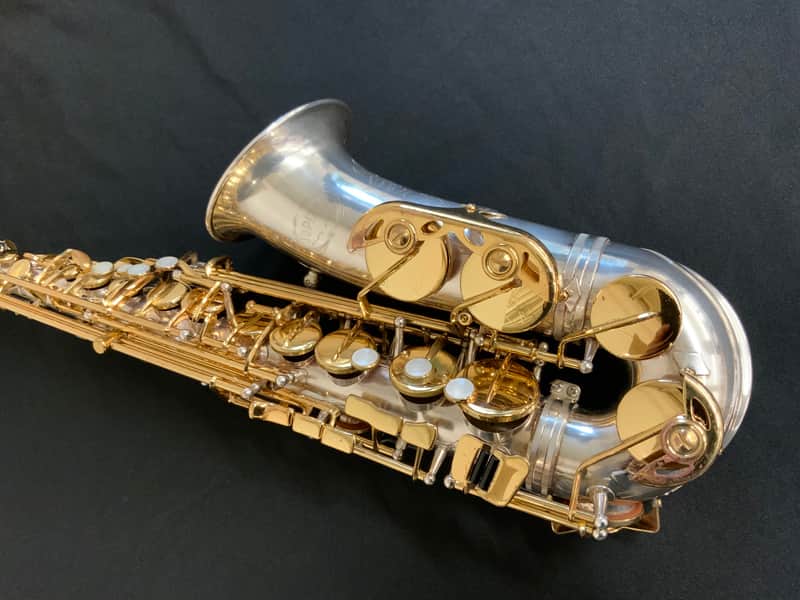 Jupiter JAS-869 Alto Saxophone Silver-plated w/ Gold Lacquer Keys