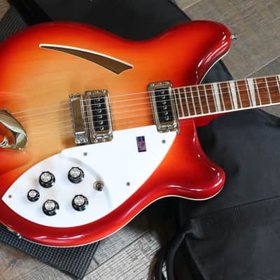 2012 Rickenbacker 360 Semi-Hollow Electric Guitar FireGlo + GB image 2