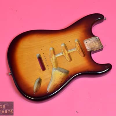 Vintage 1959 - 1960  Fender Stratocaster Project Body PRE-CBS Tone Wood Strat 3lbs 13oz! image 1