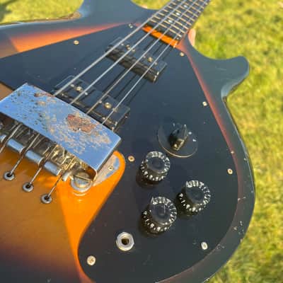ULTRA RARE 1970's Aria Pro II LB-650 ... SET NECK version (Bill Lawrence Gibson Grabber Humbuckers / 4 Way Gibson Ripper L-9S Rotary Switch / ...) + GIG BAG image 15