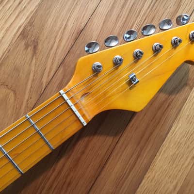 Custom David Gilmour “Black Strat” inspired Fender Stratocaster style w/alnico pu's,abalone inlays image 4