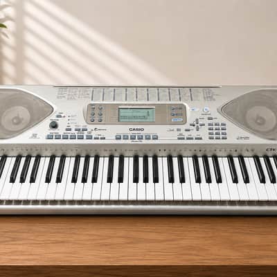 Casio CTK-900 61-Key Touch Sensitive Keyboard Piano Tested Works LCD image 10