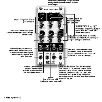 MST Dual AD/ASR Envelope Eurorack Kit image 5