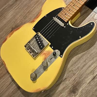 Big River “Moses” T-Style • Aged Butterscotch Nitro • Roasted Maple Neck • A5 Vintage 50’s P/U’s image 4