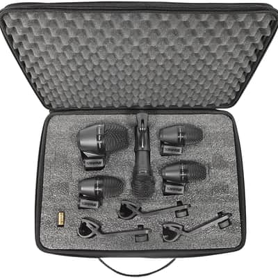 Shure PG ALTA 5-Piece Drum Microphone Kit for Performing and Recording Drummers - Includes Mics, Mounts and Cables with options for Kick Drum, Snare and Tom (PGADRUMKIT5) image 1
