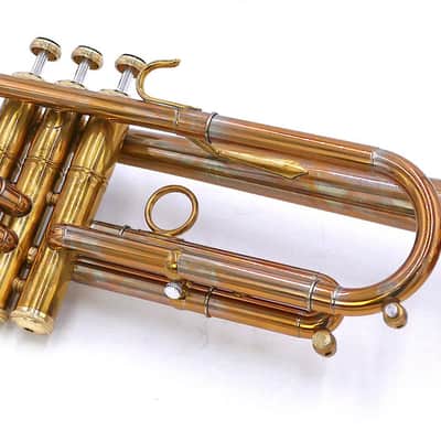 Carol Brass Custom Bronze 4440L-PSM Trumpet in Amber Lacquer image 7