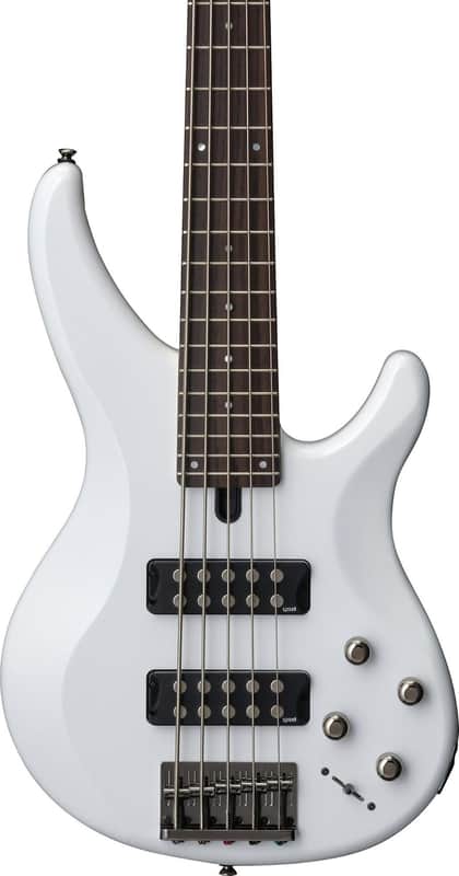 Yamaha TRBX305 5-String Bass Guitar, Rosewood Fingerboard, White image 1