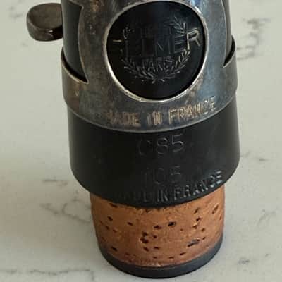 Selmer C85 105 Clarinet Mouthpiece and Tarnished Silver Plated Ligature. - Hard Rubber image 9