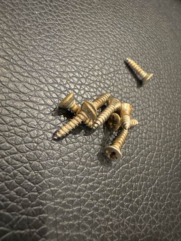 Fender Pickgaurd Screws 1965 8 screws image 1