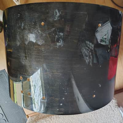 Yamaha Maple 🍁 Custom 22 "(Diameter)x14"(Depth) Bass Drum Shell 1990's - Black Maple 🍁 image 4