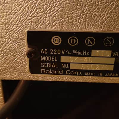 Roland Cube 40 Keyboard Combo Amplifier - 1 x 10 - Grey image 10