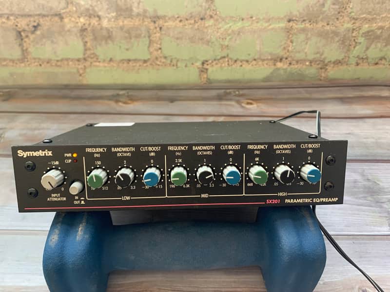 Symetrix SX201 Rack Mount Preamp Parametric EQ Equalizer + Power Supply image 1