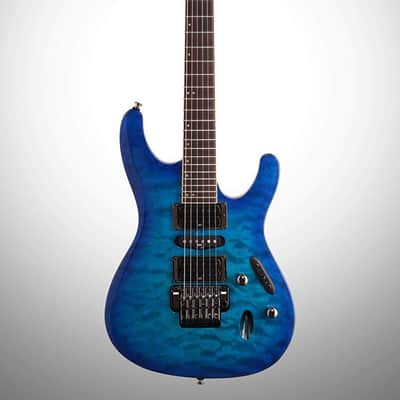 Ibanez S670QM S Series Electric Guitar Sapphire Blue image 2