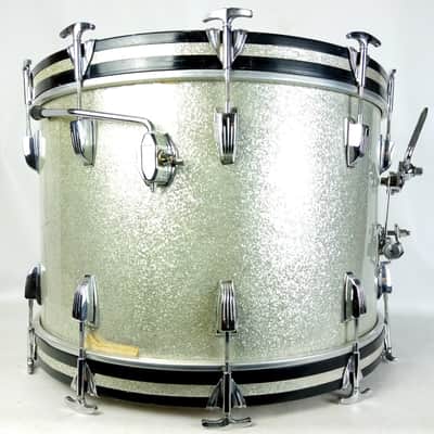 Ludwig 22,13,16"Silver Sparkle 60s"Super Classic"Drum Set Vintage'68 Natural Mpl image 21