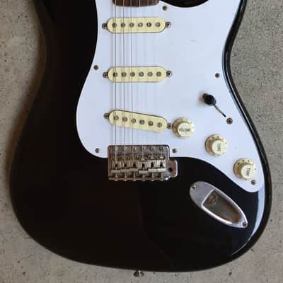 1988 Fender Stratocaster Made In Japan MIJ Series H Black SSS image 3