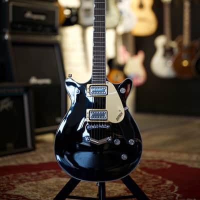 Gretsch G5222 Electromatic Double Jet BT with V-Stoptail 2022 - Present - Black image 1
