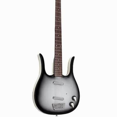 Danelectro Longhorn Baritone Electric Guitar Black Burst image 2