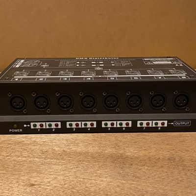 New DMX Distributor - 8-Way DMX Output Signal Splitter Distribution Rack Lighting Hub image 6