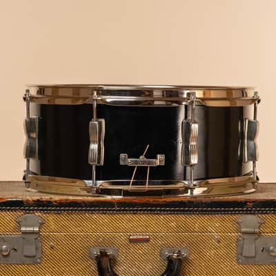1950s WFL 'Swingster' Refinished in Black Lacquer - 5.5x14" image 3