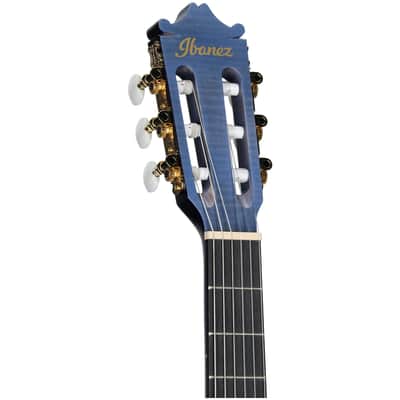 Ibanez GA5FMTCE Acoustic-Electric Classical Guitar, Open Pore Berry image 7