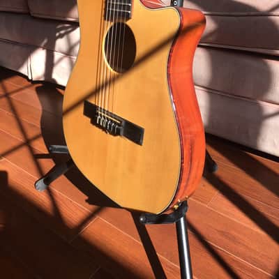 Carvin CL450 Nylon String Classical Crossover Acoustic-Electric, Solid Spruce, Rare image 4