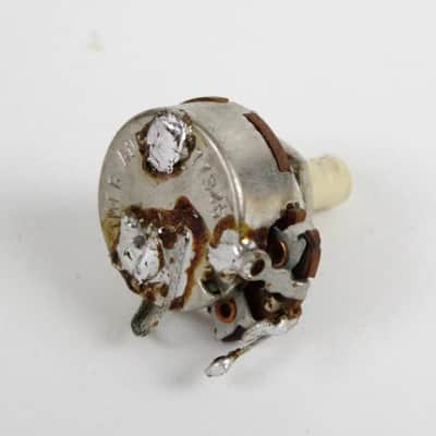 1973 Vintage Fender Jaguar/Jazzmaster MEG Pot Potentiometer 1970s White Plastic Tip USA image 3